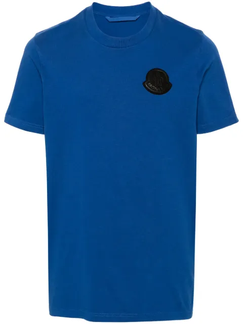 Moncler logo-patch cotton T-shirt