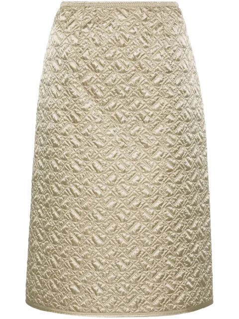 Moncler quilted pencil skirt