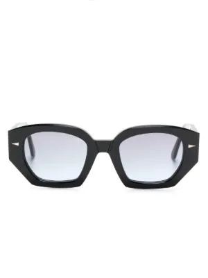 【美品】AHLEM サングラス Rivoli 黒フレーム グレー系レンズ Ahlem Rivoli Dフレーム サングラス | ブラック | FARFETCH JP