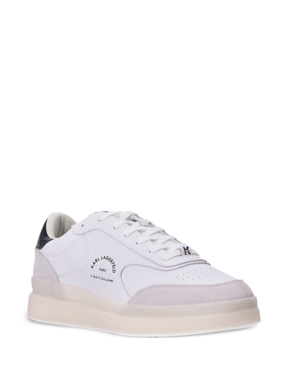 Karl Lagerfeld Brink two-tone sneakers - Wit