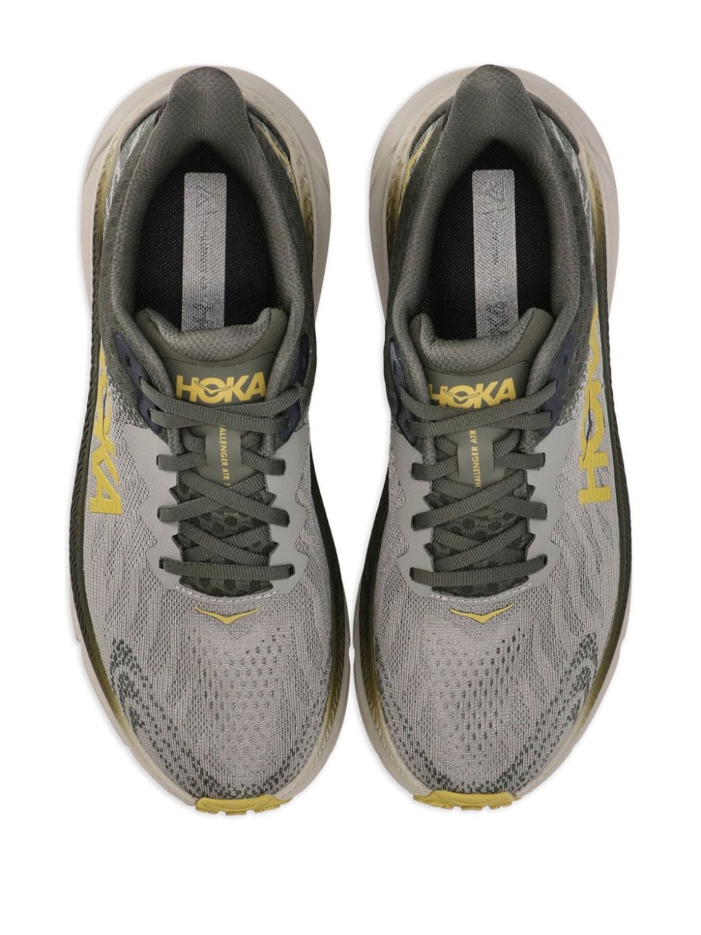 Shop Hoka Challenger 7 Mesh Sneakers In Grey