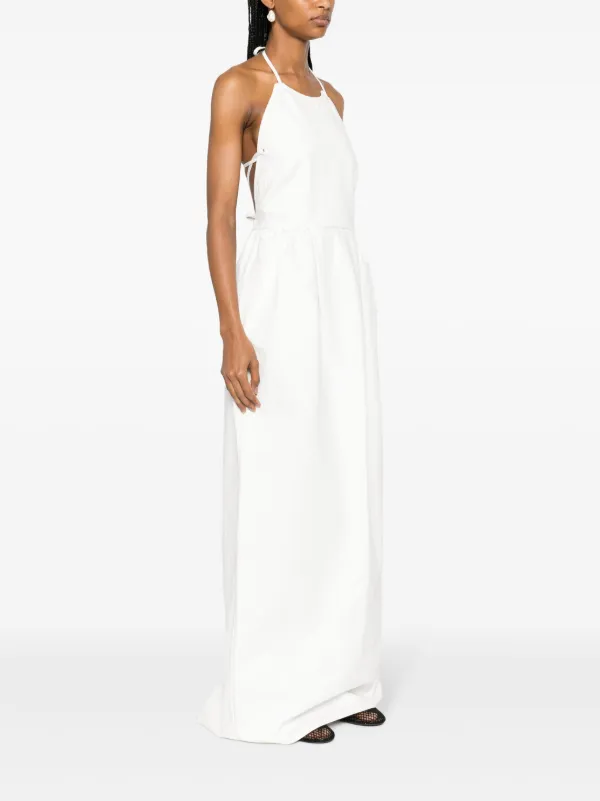formal dress for wedding mens Doppia ruched jersey maxi - burgundy Pure silk chiffon dress Flared line with ruffle pattern on the back Crew neck and long balloon sleeves teardrop closure with button on the back Matching belt at the waist Matching slip with thin shoulder straps Max Mara | Woman -