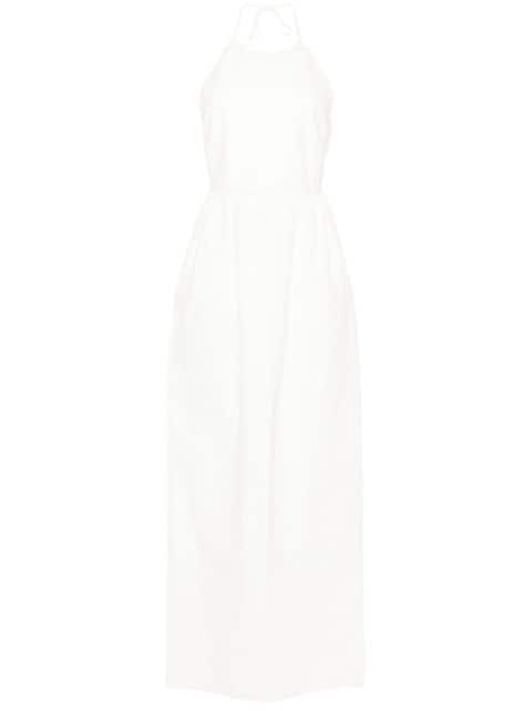 Max Mara Europa canvas maxi dress