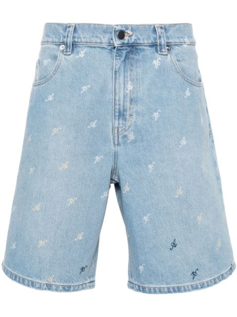 Axel Arigato Miles mid-rise denim shorts