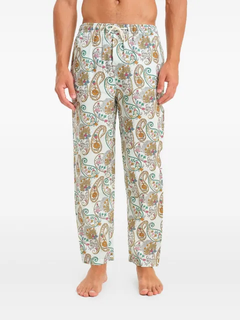 PENINSULA SWIMWEAR paisley-print straight-leg trousers