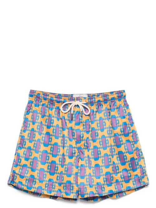 Short de bain à imprimé graphique - PENINSULA SWIMWEAR - Modalova