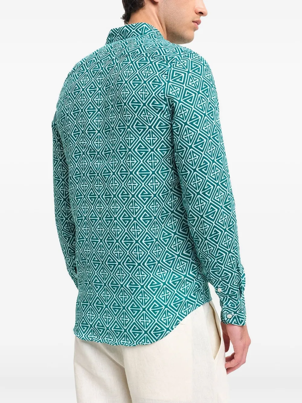 PENINSULA SWIMWEAR geometric-print shirt | Image 2