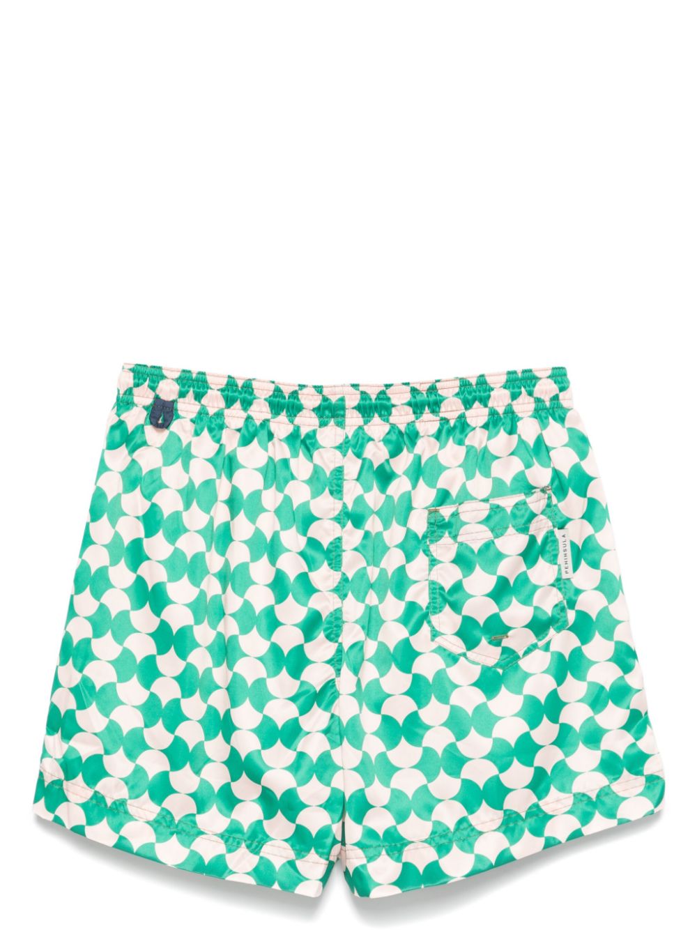 PENINSULA SWIMWEAR Zwembroek met grafische print - Groen