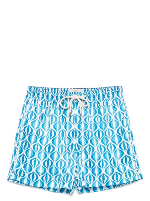Short de bain à imprimé graphique - PENINSULA SWIMWEAR - Modalova