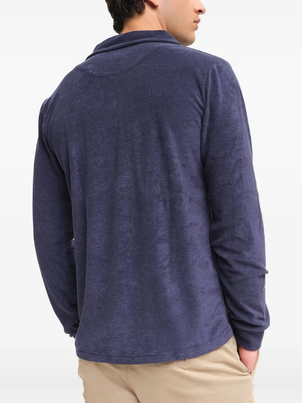 PENINSULA SWIMWEAR cotton blend polo shirt - Blauw