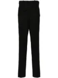 Victoria Beckham twill tapered trousers - Black