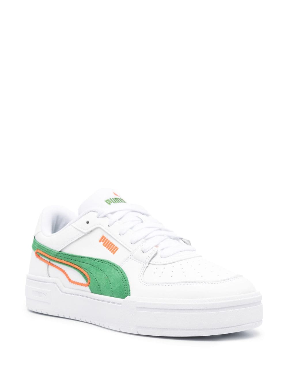Shop Puma Ca Pro Play Leather Snakers In White