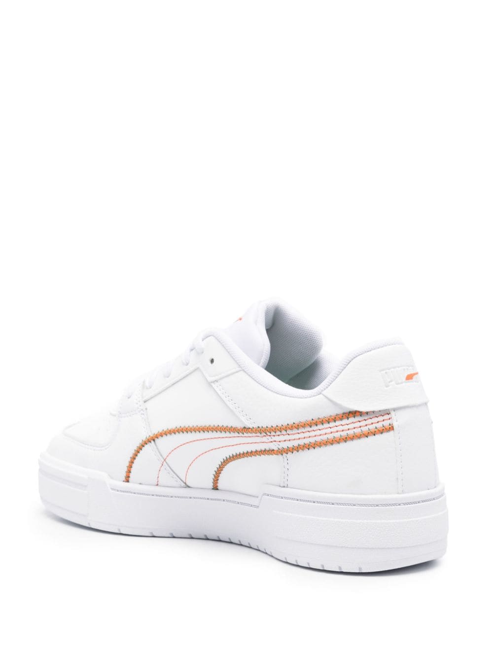 Shop Puma Ca Pro Play Leather Snakers In White