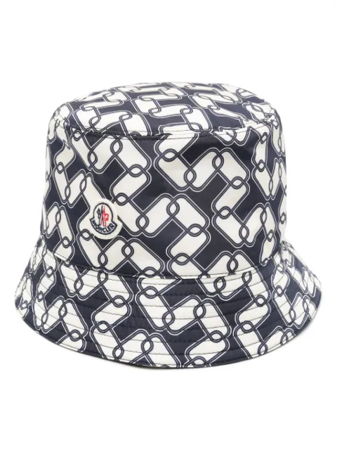 Moncler chain-print bucket hat