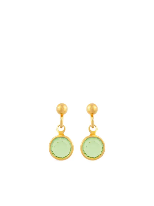 Boucles d'oreilles à ornements en cristal (années 1980) - Susan Caplan Vintage - Modalova