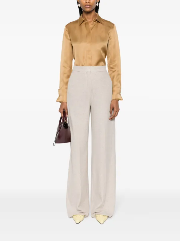 Tシャツ・カットソー Max Mara SS24 'Nola' shirt (NOLA 004) Max Mara Nola Organza Shirt | Neutrals | FARFETCH