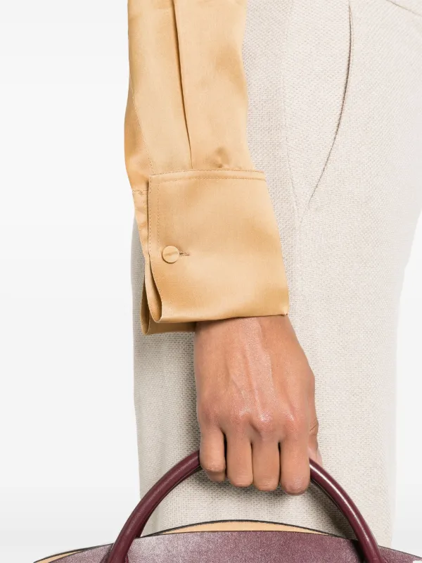 Max Mara Nola Organza Shirt | Neutrals | FARFETCH