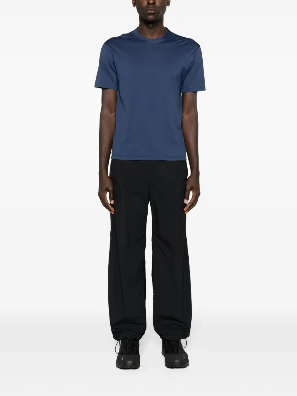 Ten c| (LOGO T-SHIRT SS (25CTCUH02006 A07162 999)) Ten C logo-print Cotton T-shirt | Blue | FARFETCH