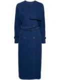 Max Mara Calao canvas trench coat - Blue
