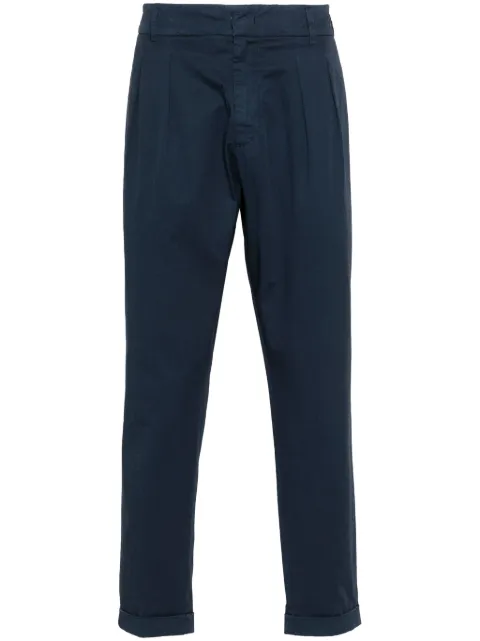 DONDUP pantalon chino fuselé à plaque logo