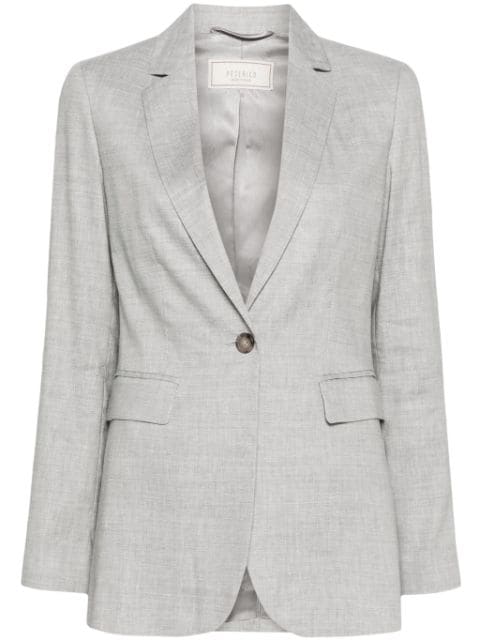 Peserico blazer à simple boutonnage