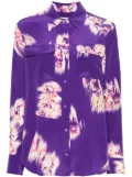 Equipment Signature floral-print shirt - Purple