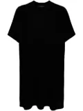 Julius fine-knit cotton T-shirt - Black