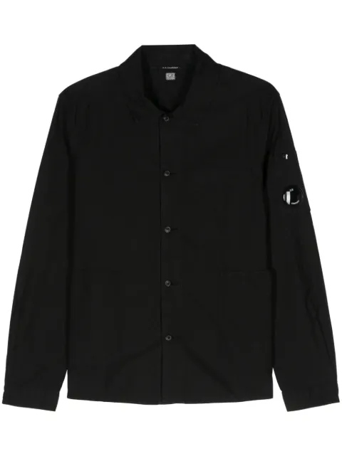 C.P. Company Lens-appliqué cotton shirt