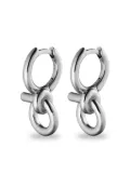 Otiumberg Tied sculpted hoop earrings - Silver