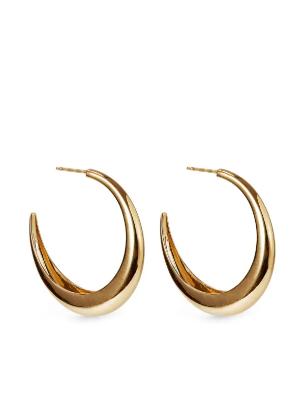 otiumberg. ピアス Otiumberg フープピアス | ゴールドトーン | FARFETCH JP