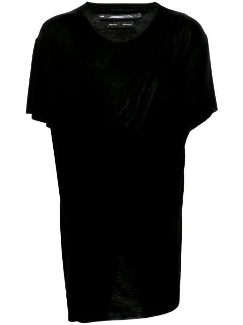 Julius draped round-neck T-shirt 