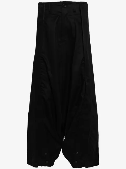 Julius loose fir cotton blend trousers