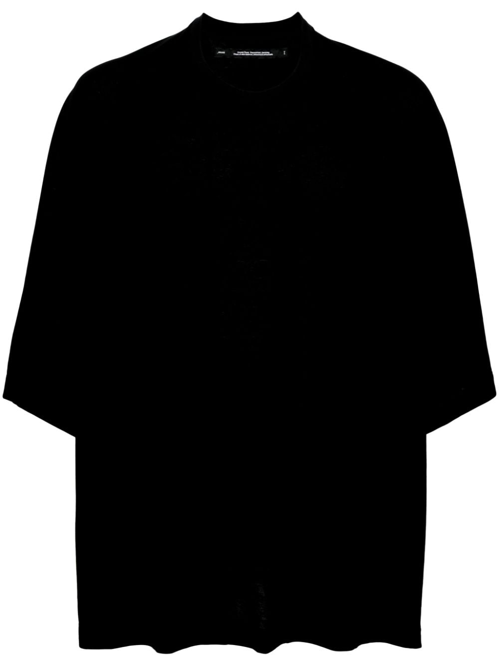 Image 1 of Julius raglan-sleeves cotton T-shirt