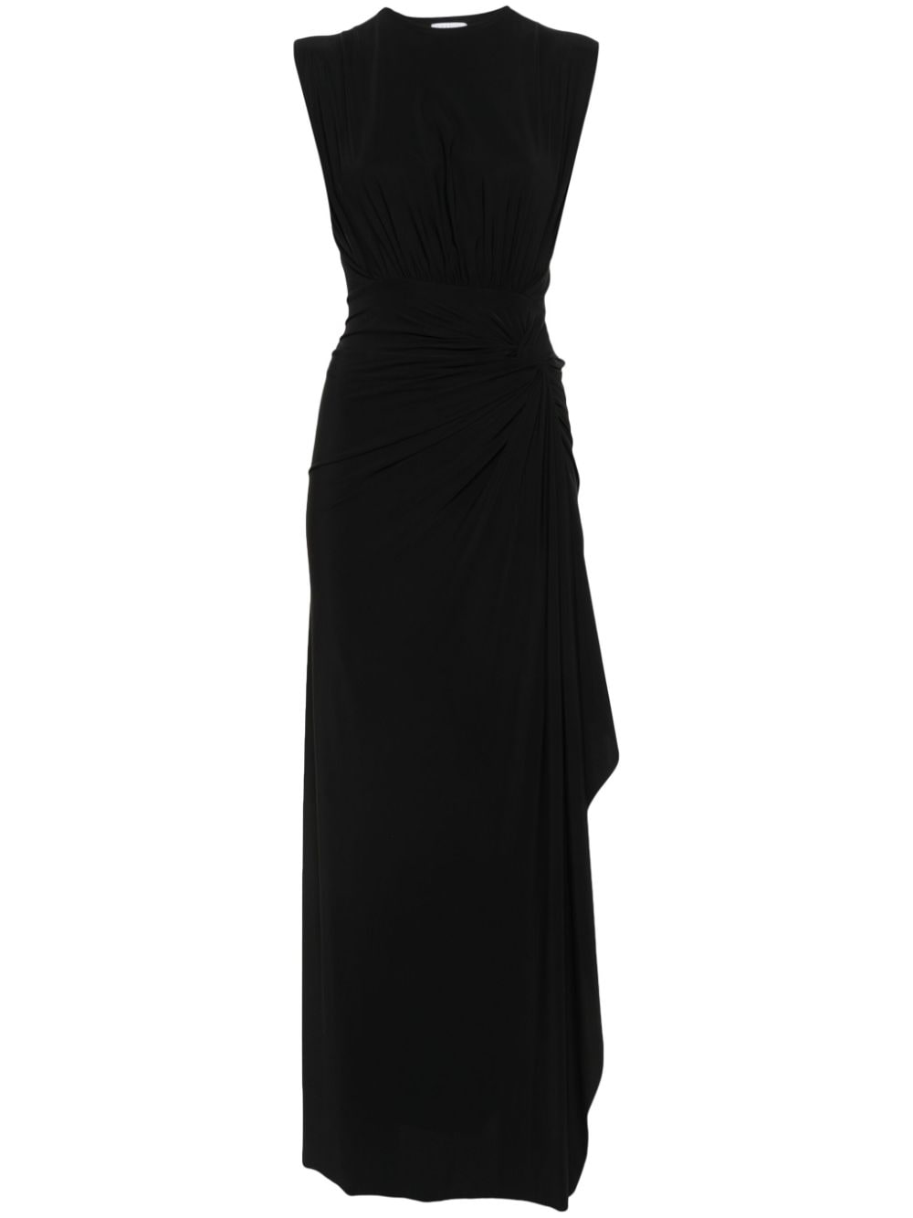 Shop Amazuìn Dalia Maxi Dress In Black