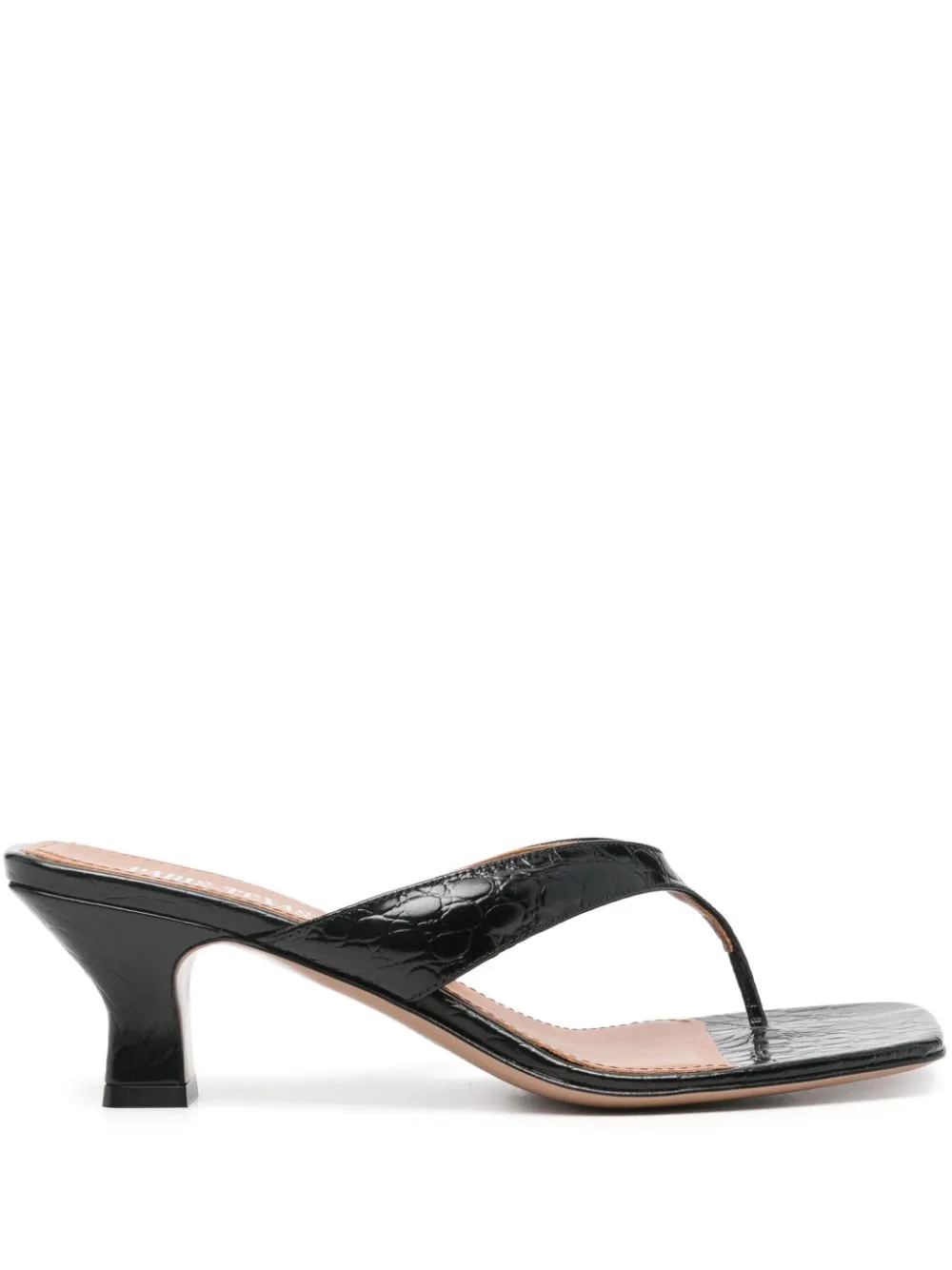 Paris Texas Portofino 60mm Leather Mules In Black
