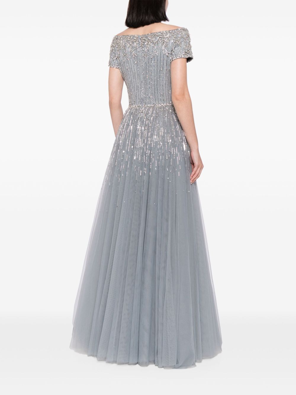 Affordable Jenny Packham Lyra crystal-embellished gwon Women