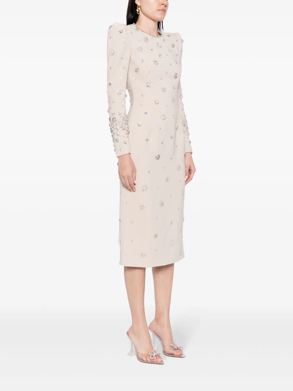 Jenny Packham Galaxy crystal-embellished dress Women