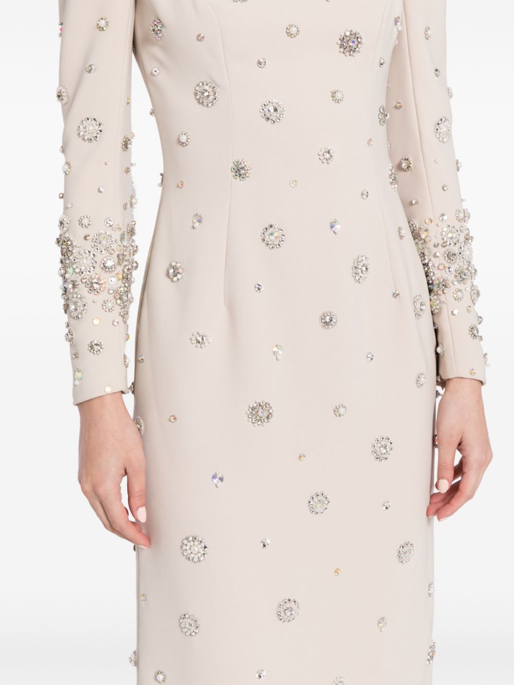 Jenny Packham Galaxy crystal-embellished dress Women