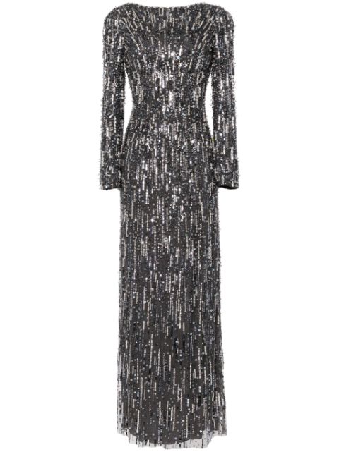 Jenny Packham Atlas sequin-embellishment gown Women