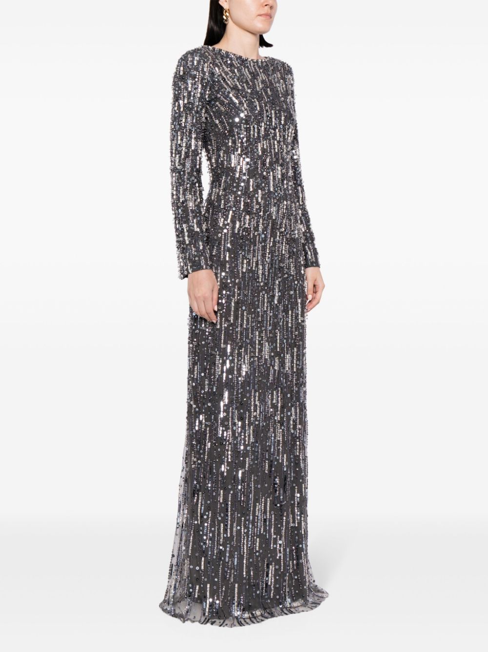 Jenny Packham Atlas sequin-embellishment gown Women