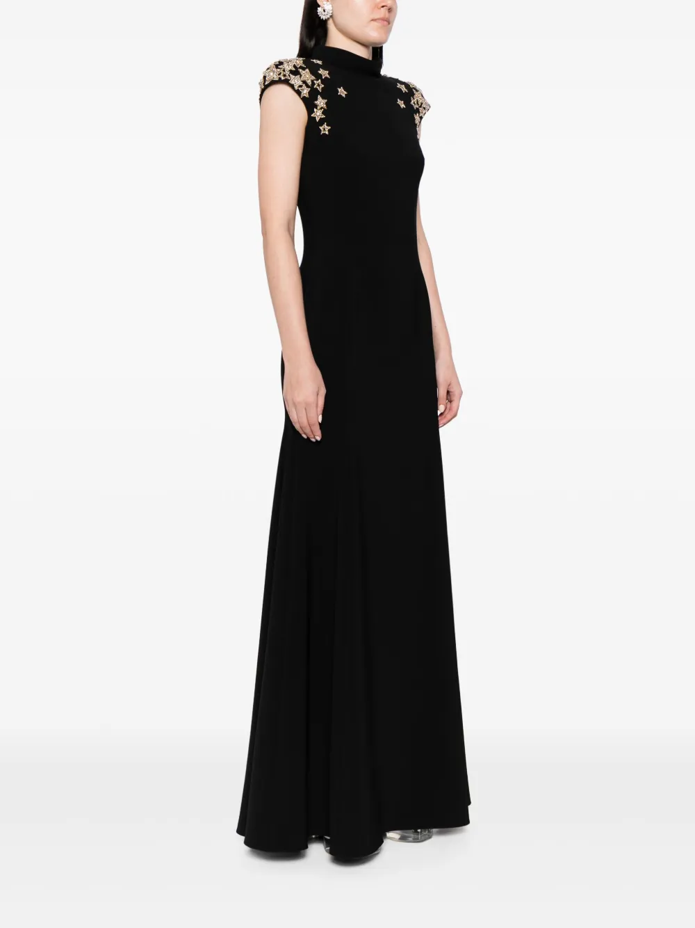 Affordable Jenny Packham Comet embroidered-stars gwon Women