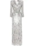 Jenny Packham Cosmos sequined gown - Metallic