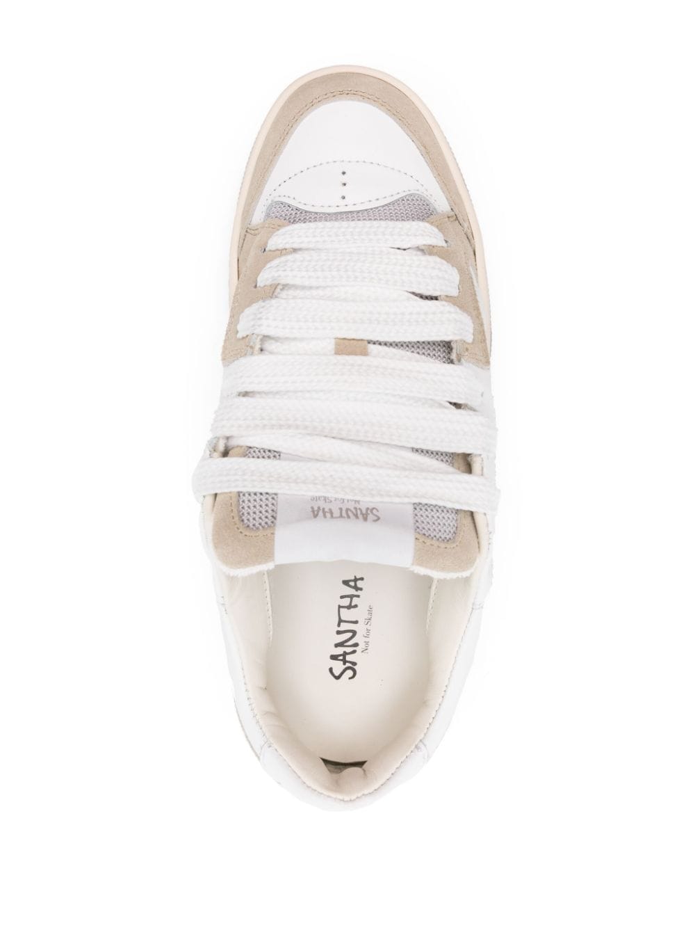 Shop Santha Model 2 Leather Sneakers In Neutrals