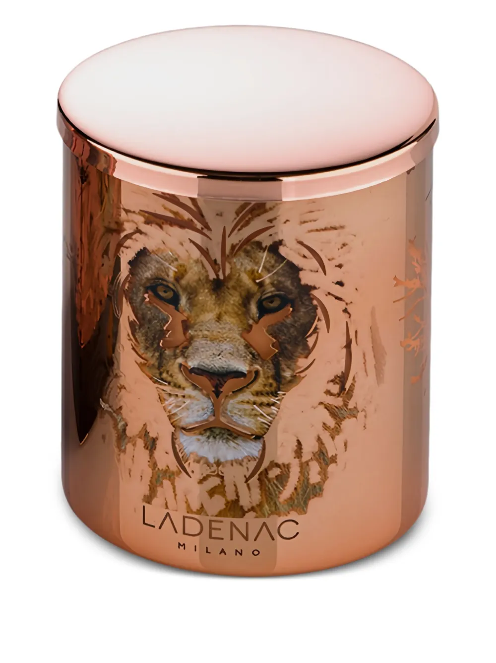 LADENAC lion-print candle (350g) | Orange | Image 1
