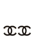 CHANEL Pre-Owned 2006 CC clip-on earrings - Black