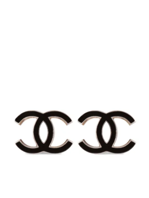 CHANEL Pre-Owned 2006 CC clip-on earrings