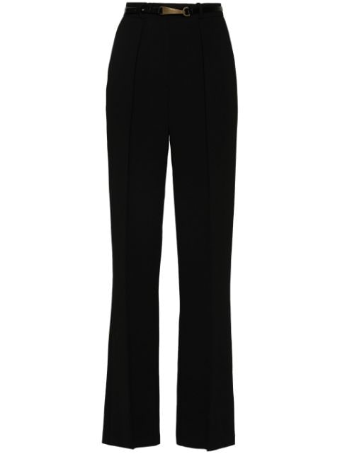 Elisabetta Franchi belted straight trousers