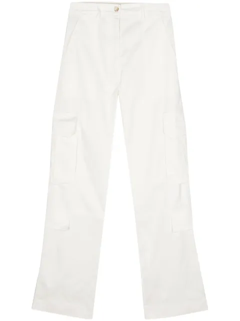 Blanca Vita Pittosforo twill straight trousers