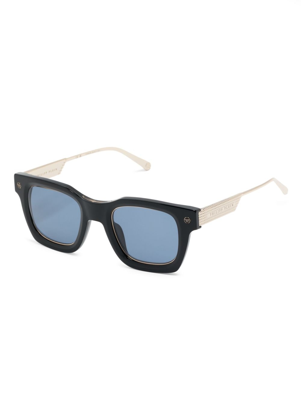 Philipp Plein Rock Superhero square-frame sunglasses - Zwart