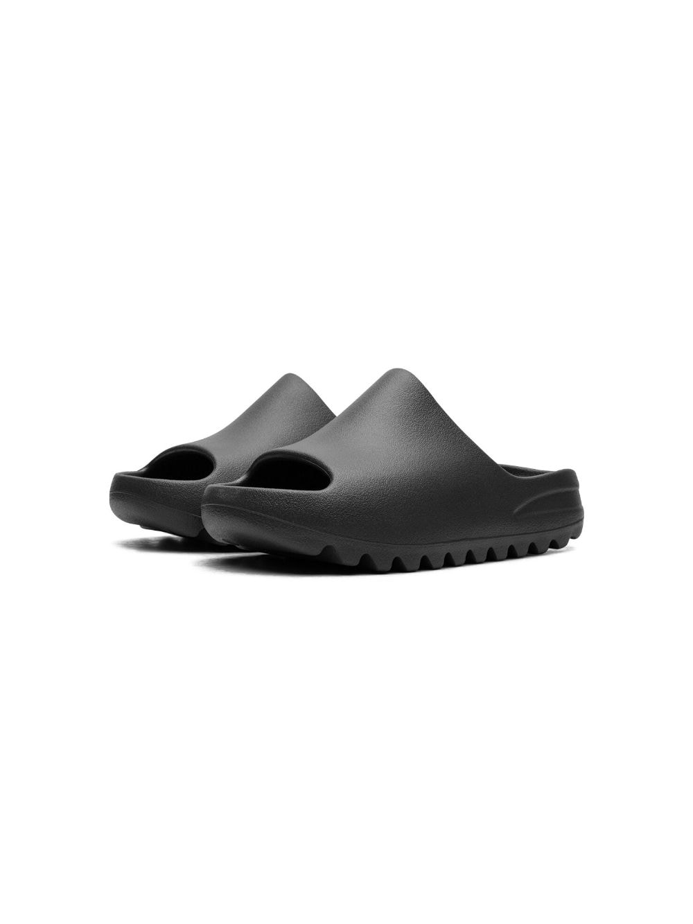 Shop Adidas Originals "dark Onyx" Slides In Grey